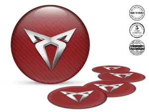 Seat Cupra Adesivo Coprimozzo Design Etichette Cupola Stilose